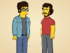 THE SIMPSONS: While Bart and Homer accompany Krusty to accept his Nobel Peace Prize, Marge surprises Lisa with a week-long retreat at performing arts camp where she is greeted by her artsy counselors (guest voices Jemaine Clement and Bret McKenzie of “Flight of the Conchords”, pictured) in the “Elementary School Musical” season premiere episode  of THE SIMPSONS airing Sunday, Sept. 26 (8:00-8:30 PM ET/PT) on FOX.  THE SIMPSONS © and ™ 2010 TTCFFC ALL RIGHTS RESERVED.