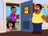 THE CLEVELAND SHOW: Cleveland becomes Kenny's (guest star Kanye West) mentor to help him start his rap career in the second season premiere episode "Harder, Better,  Faster, Browner" airing Sunday, Sept. 26 (8:30-9:00 PM ET/PT) on THE CLEVELAND SHOW on FOX.  THE CLEVELAND SHOW ™ and © 2010 TTCFFC ALL RIGHTS RESERVED.