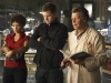 FRINGE: The team analyzes research footage in the FRINGE Season Two premiere episode "A New Day in the Old Town" airing Thursday, September 17 (9:00-10:00 PM ET/PT) on FOX.  Pictured L-R: Jasika Nicole, Joshua Jackson and John Noble  ©2009 Fox Broadcasting Co. CR: Liane Hentscher/FOX