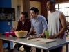 NEW GIRL (working title): A new single-camera ensemble comedy starring Zooey Deschanel (“(500) Days of Summer”) as Jess, an offbeat girl who – after a bad breakup – moves in with three single guys and essentially sets a bomb off in their lives will premiere this fall on FOX.  Pictured L-R:  Jake Johnson, Max Greenfield and Damon Wayans Jr.  ©2011 Fox Broadcasting Co.  Cr:  Isabella Vosmikova/FOX