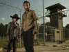 Carl Grimes (Chandler Riggs) and Rick Grimes (Andrew Lincoln) - The Walking Dead - Gallery Photography - PHoto Credit: Frank Ockenfels/AMC